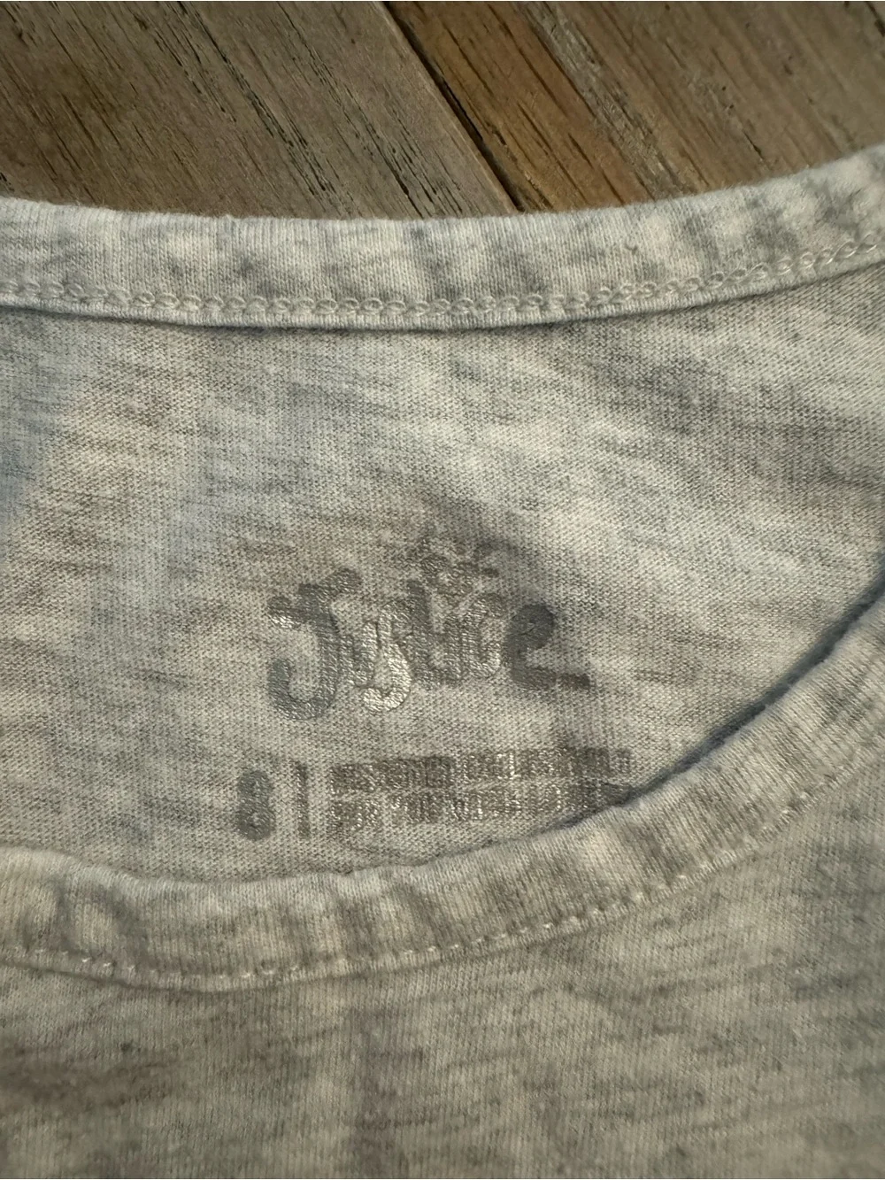 Justice Light Gray Tank with Glitter Unicorn and Rainbow